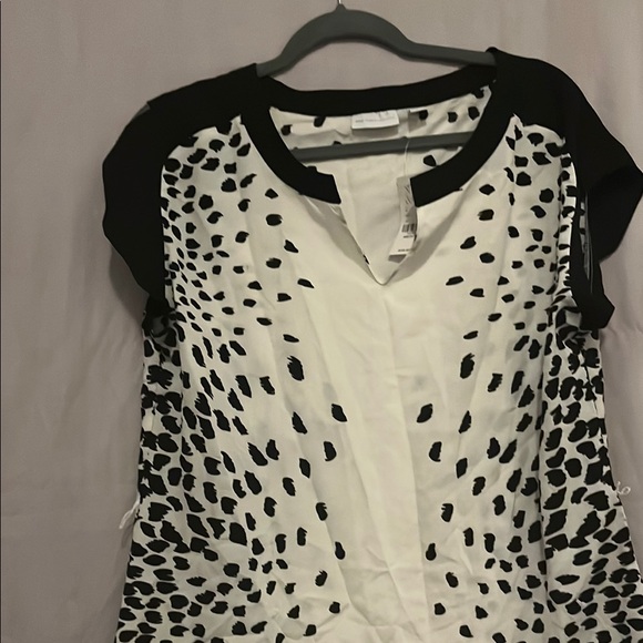 New York & Company Tops - Black and White Women's Top